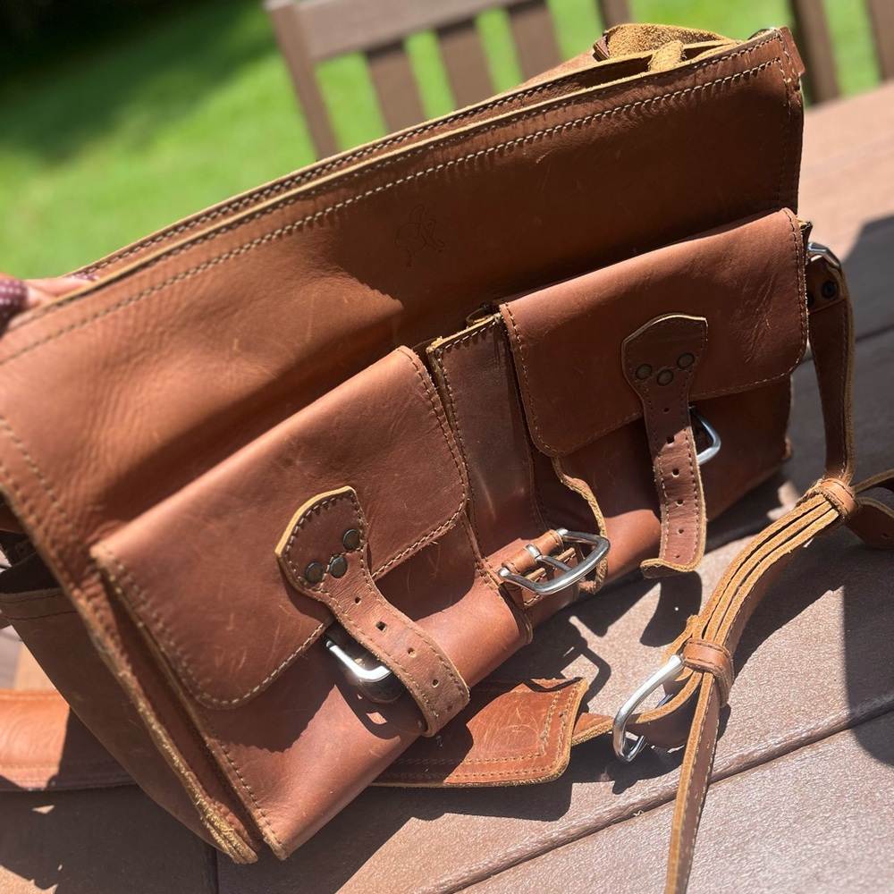 Brown Saddleback Leather Bag View 3